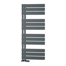 Reina Vada Vertical Designer Heated Towel Rail - 1190x500mm - Anthracite A-VDA1195SA