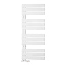 Reina Vada Vertical Designer Heated Towel Rail - 1190x500mm - White A-VDA1195SW