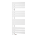 Reina Vada Vertical Designer Heated Towel Rail - 1190mm x 500mm - White