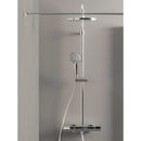 Roca Even Round 2 Outlet Thermostatic Exposed Shower Column - Chrome