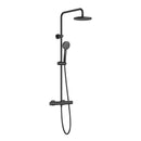 Roca Victoria T Basic 2 Outlet Thermostatic Exposed Shower Column - Matt Black