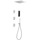 Roca Smart Square 3 Outlet Thermostatic Concealed Shower Set - Chrome