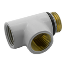 Reina Dual Fuel Tee Piece - White