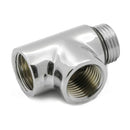 Reina Dual Fuel Tee Piece - Chrome