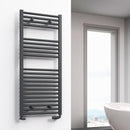 Reina Diva Flat Heated Towel Rail - 1200x400mm - Anthracite AG40120AF