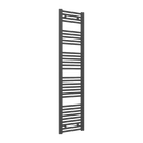 Reina Diva Flat Heated Towel Rail - 1800mm x 400mm - Anthracite