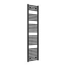 Reina Diva Flat Heated Towel Rail - 1800x400mm - Matt Black AG40180BF