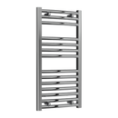 Reina Diva Curved Heated Towel Rail - 800mm x 400mm - Chrome