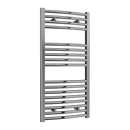 Reina Diva Curved Heated Towel Rail - 1000mm x 500mm - Chrome