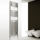 Reina Diva Flat Heated Towel Rail - 1200mm x 500mm - Chrome