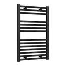 Reina Diva Flat Heated Towel Rail - 800x500mm - Matt Black AG50800BF