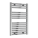 Reina Diva Flat Heated  Towel Rail - 800mm x 500mm - Chrome