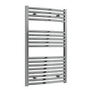 Reina Diva Curved Heated Towel Rail - 1000x600mm - Chrome AG60100CC
