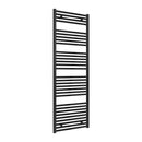 Reina Diva Flat Heated Towel Rail - 1800x600mm - Matt Black AG60180BF