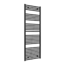 Reina Diva Flat Heated Towel Rail - 1800mm x 600mm - Matt Black