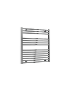 Reina Diva Curved Heated Towel Rail - 800mm x 750mm - Chrome