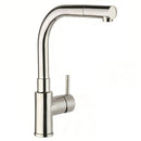 JTP Apco Modern Mono Single Lever Kitchen Sink Mixer Tap With Pull Out Spout - Stainless Steel