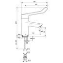 Ideal Standard Contour 21+ Sl Basin Mixer BC122AA