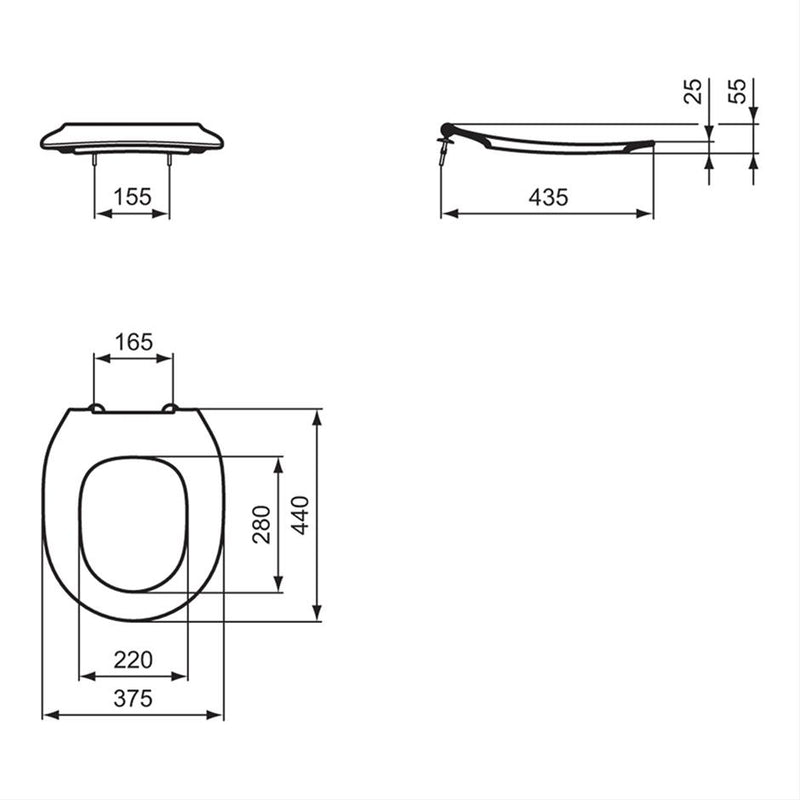 Armitage Shanks Contour 21 Toilet Seat S454501