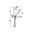 Edit L Single Lever Basin Mixer No Waste Rim Mtd BC709AA