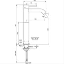 Edit R Single Lever Tall Basin Mixer BC712AA