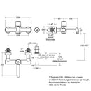 Armitage Shanks Markwik 21+ Panel Mounted Thermostatic Basin Mixer Time Flow Sensor Demountable With Fixed Spout A6737AA