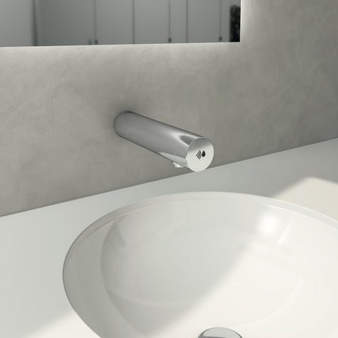 Armitage Shanks Sensorflow E Deck Mounted Basin Mixer; Mains Powered - Chrome A7548AA