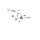 Armitage Shanks Markwick Pair Bib Taps S8270AA