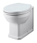 Astley Traditional Back To Wall Toilet  Pan With Soft Close Seat POT840AS