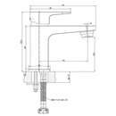 JTP Base Mini Basin Mixer Tap with Click Clack Waste - Chrome