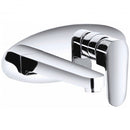 JTP Base 2 Hole Wall Mounted Basin Mixer Tap - Chrome