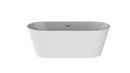 BC Designs Bletchley 1700mm x 750mm Freestanding Double Ended Bath - White