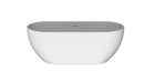 BC Designs Olney 1600mm x 700mm Freestanding Double Ended Bath - White