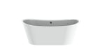 BC Designs Woburn 1700mm x 800mm Freestanding Double Ended Bath - White BAE005