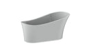BC Designs Bradwell 1550mm x 750mm Freestanding Single Ended Slipper Bath - White