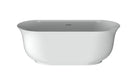 BC Designs Linford 1700mm x 750mm Freestanding Double Ended Bath - White BAE008