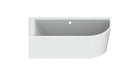 BC Designs Calverton 1500mm x 800mm Offset Left Hand Corner Bath - White BAE010