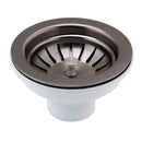 JTP Strainer Waste Only - 115mm Wide For Kitchen Sink - Brushed Black