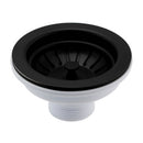 JTP Strainer Waste Only - 115mm Wide For Kitchen Sink - Matt Black