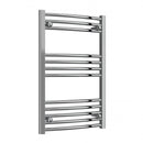 Reina Capo Curved Heated Towel Rail - 800mm x 500mm - Chrome