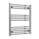 Reina Capo Straight Heated Towel Rail - 800mm x 600mm - Chrome