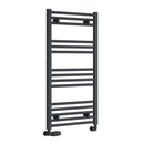 Reina Capo Straight Heated Towel Rail - 1000mm x 400mm - Anthracite