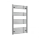 Reina Capo Curved Heated Towel Rail - 1000mm x 600mm - Chrome