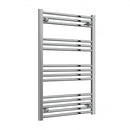 Reina Capo Straight Heated Towel Rail - 1000mm x 600mm - Chrome
