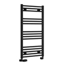 Reina Capo Straight Heated Towel Rail - 1000mm x 600mm - Black