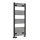 Reina Capo Straight Heated Towel Rail - 1200mm x 600mm - Black