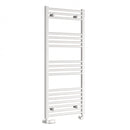 Reina Capo Straight Heated Towel Rail - 1200x600mm - White CPO1260WF