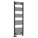 Reina Capo Straight Heated Towel Rail - 1600mm x 500mm - Black