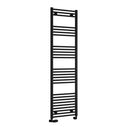 Reina Capo Straight Heated Towel Rail - 1800mm x 400mm - Black