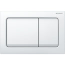 Geberit Selnova Alpha Wc Frame Square White Flush Plate Pack 6 In 1  458.039.00.2 + 115.055.11.1 + 502.793.00.1